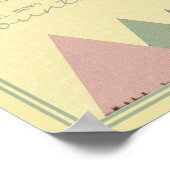 "Lass ihren Schlaf, wenn sie Wecke" drucken Poster (Ecke)