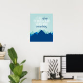 Lass ihren Schlafdruck Poster (Heimbüro)