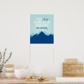 Lass ihren Schlafdruck Poster (Küche)