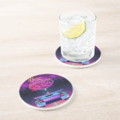 lass in Vegas Getränkeuntersetzer (Seite)