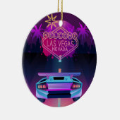 lass in Vegas Keramik Ornament (Rechts)