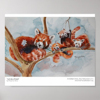 "Lass ist ein Freund" Print Poster