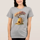 'Lass It Bee' Tri-Blend Shirt (Vorderseite)