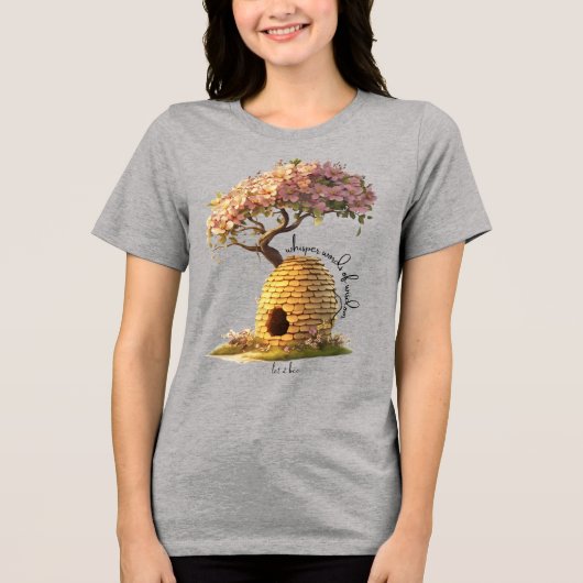 'Lass It Bee' Tri-Blend Shirt (Vorderseite)