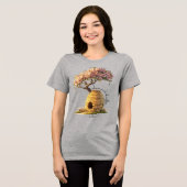 'Lass It Bee' Tri-Blend Shirt (Vorderseite voll)