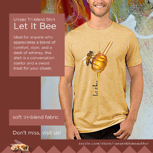 'Lass It Bee' Unisex Tri-Blend-Shirt Tri-Blend Shirt