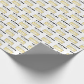 Lass It Brie (Be Cheese Wedge Food Französisch Koc Geschenkpapier (Ecke)