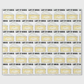 Lass It Brie (Be Cheese Wedge Food Französisch Koc Geschenkpapier (Flach)