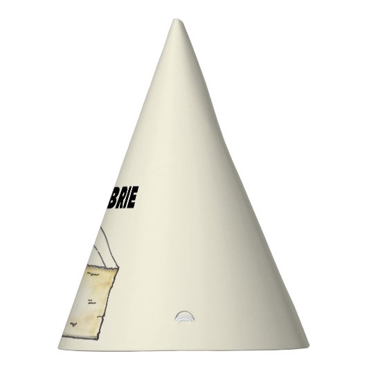 LASS IT BRIE (BE) Funny Brie Cheese Feinschmecker Partyhütchen (Rechts)