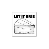 LASS IT BRIE FEINSCHMECKER BRIEFMARKE GUMMISTEMPEL (Prägung)