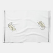 Lass It Brie Funny Cheese Pun Geschirrtuch (Horizontal)