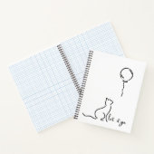 Lass It Go - Cat Design Spiral Notebook Notizblock (Innenseite)