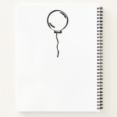 Lass It Go - Cat Design Spiral Notebook Notizblock (Rückseite)