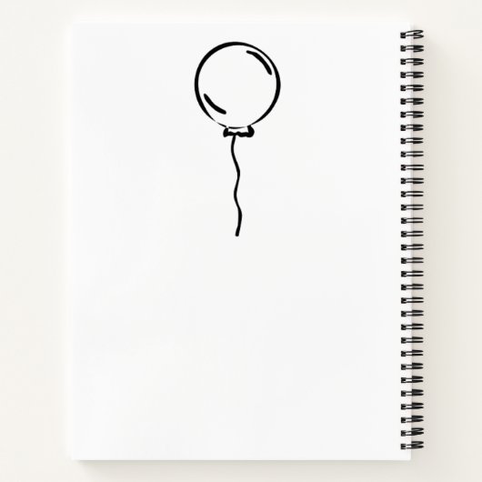 Lass It Go - Cat Design Spiral Notebook Notizblock (Rückseite)