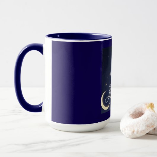 Lass it go Falling Star Galaxy Tasse - Inspiration (Mit Donut)