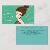 LASS IT GO - LASS IT GO - FORTFAHREN VISITENKARTE (Vorne/Hinten)