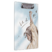 Lass it Go Zwischenablage L | Frau Blue Sky Klemmbrett (Rechts)