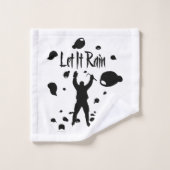 Lass It Rain (Hockey) Badhandtuch Set (Waschlappen)