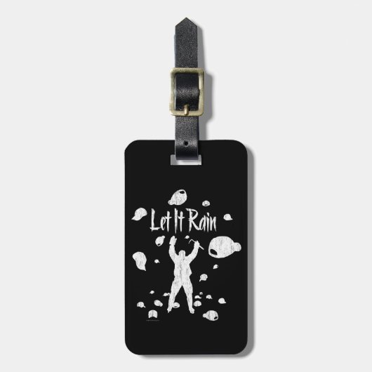 Lass It Rain (Hockey) Gepäckanhänger (Vorderseite vertikal)