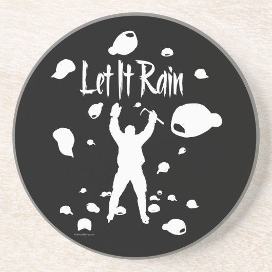 Lass It Rain (Hockey) Getränkeuntersetzer (Vorne)