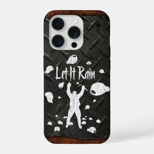 Lass It Rain (Hockey) iPhone Hülle (Rückseite)