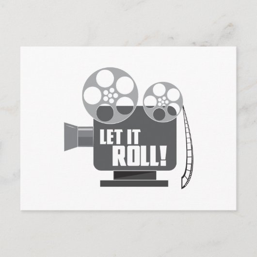 Lass It Roll Postkarte (Vorderseite)