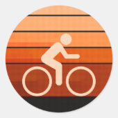 Lass It Roll Runder Aufkleber (Vorderseite)