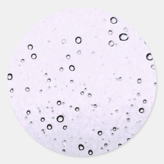 lass-it-Schnee Runder Aufkleber (Vorderseite)