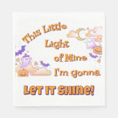 Lass It Shine Christlich Halloween Luncheon Serviette (Vorderseite)