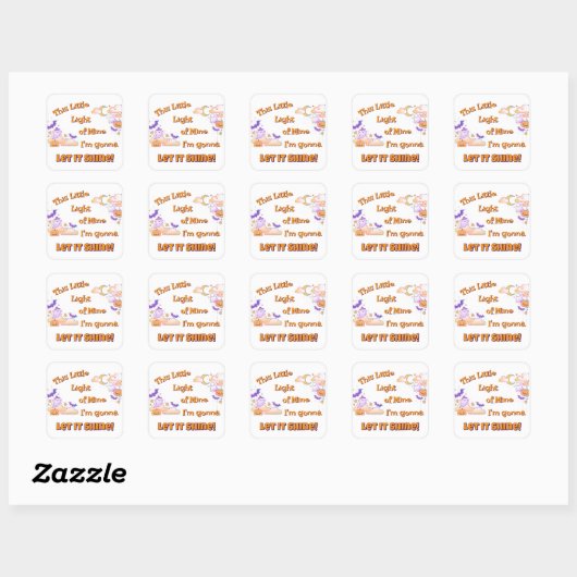 Lass It Shine Christlich Halloween Stickers (Blatt)