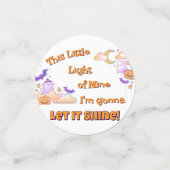 Lass It Shine Christlich Halloween Table Confetti Konfetti (Klein Vorderseite)