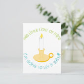 Lass It Shine Postkarte (Stehend Vorderseite)