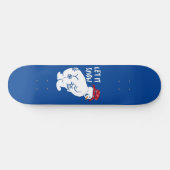 LASS IT SNOW lustiger Schneemann Skateboard (Horizontal)