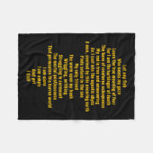 Lass jeden Fisch, der mein Zitat aus dem Blickwink Fleecedecke (Vorderseite (Horizontal))