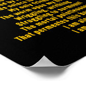 Lass jeden Fisch, der mein Zitat aus dem Blickwink Poster (Ecke)