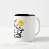 Lass Joy Lighting Your Path Zweifarbige Tasse (VorderseiteRechts)