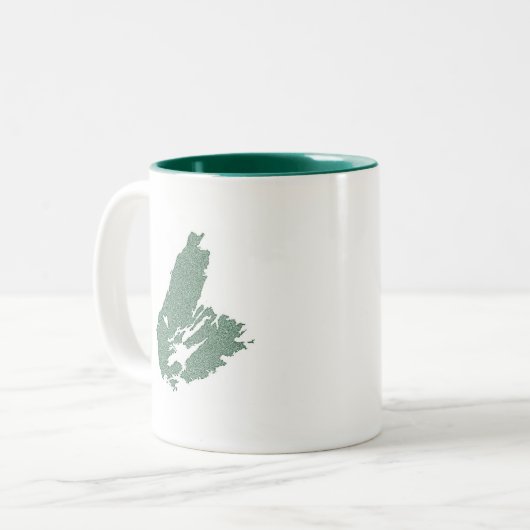 Lass Kap Breton lebt in dir Zweifarbige Tasse (Vorderseite Links)