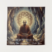 LASS KEINE ANDEREN, DIE DEINEN FRIEDEN ZERSTÖREN WANDTEPPICH (Vorderseite)