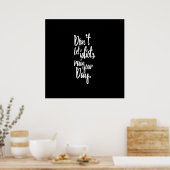 Lass keine Idioten, die Schwarz-weißen Zitate aus Poster (Küche)