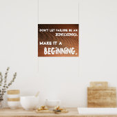 Lass keinen Fehler mit dem letzten Wortklasse-Post Poster (Küche)