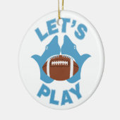 Lass Keramik Ornament (Links)