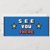 Lass Kick it - Football Soccer Einladung (Rückseite)