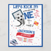 Lass Kick It Rookie Soccer Budget 1. Geburtstag (Vorderseite)