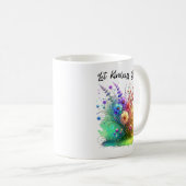 Lass Kindness Bloom Floral Kaffeetasse (VorderseiteRechts)