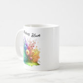 Lass Kindness Bloom Floral Kaffeetasse (Vorderseite Links)
