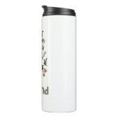 Lass Kindness Bloom vom Herzen |🌿 Thermosbecher (Nach rechts gedreht)