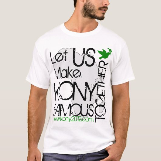 Lass KONY sei berühmtes Shirt (Vorderseite)