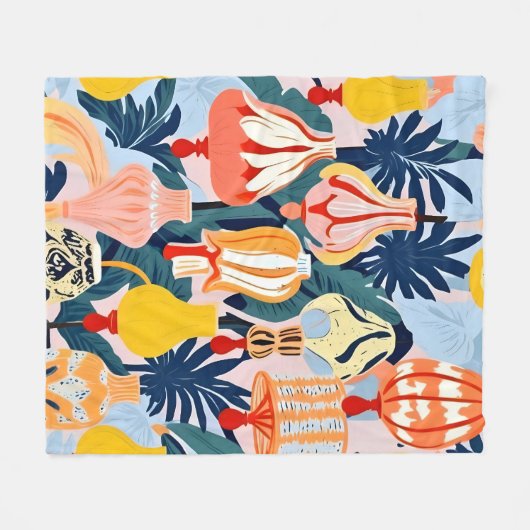 Lass Lampen Fleecedecke (Vorderseite (Horizontal))