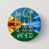 Lass Lass Gott tue, was er tut Button (Vorderseite)