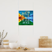 Lass Lass Gott tue, was er tut Poster (Küche)